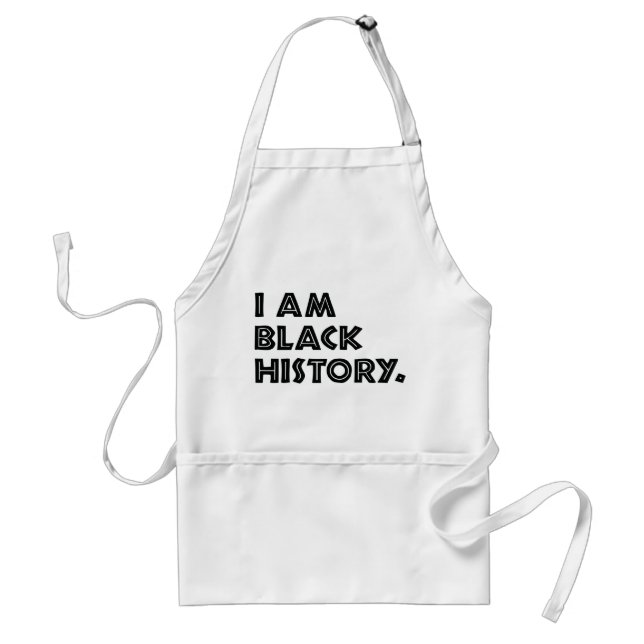 Black History Month Designs African Graphic Standard Apron (Front)