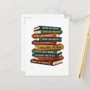 Black History Month Dream Announcement Postcard