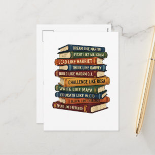 Black History Month Dream Holiday Postcard