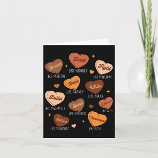 Black History Month Dream Like Martin African Lead Card