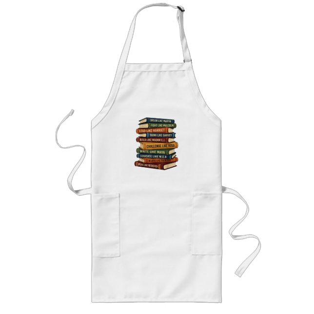 Black History Month Dream Long Apron (Front)