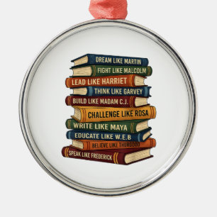 Black History Month Dream Metal Ornament