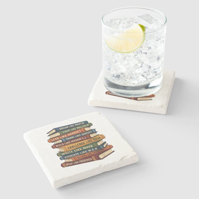Black History Month Dream Stone Coaster (Side)