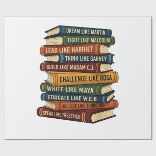 Black History Month Dream Wrapping Paper