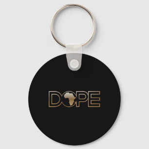 Black History Month Drug African American Pride Me Keychain