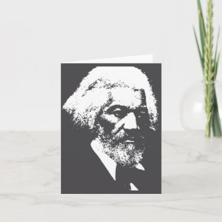 Black History Month Erick Dougl Silhouette T S  Card