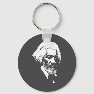 Black History Month Erick Dougl Silhouette T S Keychain