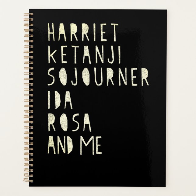 Black History Month, Famous Black Women Leaders Planner (Front)