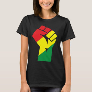 Black History Month Fist Black Power African Ameri T-Shirt