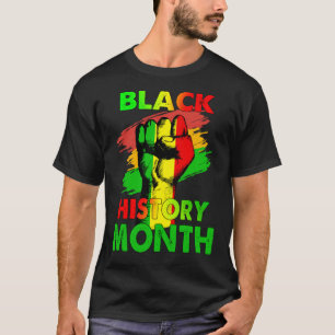 Black History Month Fist Gift Women T-Shirt