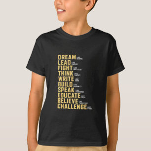 Black History Month For African American Melanin M T-Shirt
