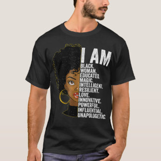 Black History Month For Women Black African Americ T-Shirt
