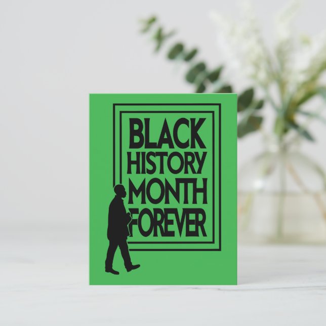 Black History Month Forever RSVP Card (Standing Front)