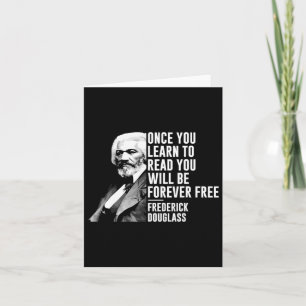 Black History Month Frederick Dougl Quote Blm  Card