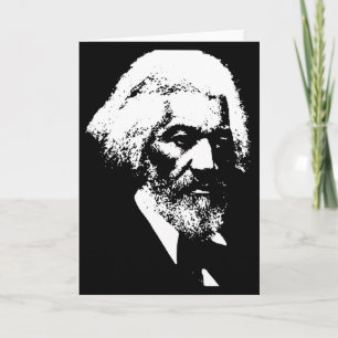 Black History Month Frederick Dougl Silhouette T S Card