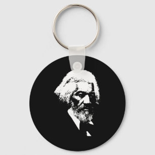 Black History Month Frederick Dougl Silhouette T S Keychain