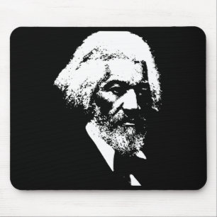 Black History Month Frederick Dougl Silhouette T S Mouse Pad