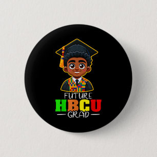 Black History Month Future Hbcu Grad Black Girl Af 2 Inch Round Button