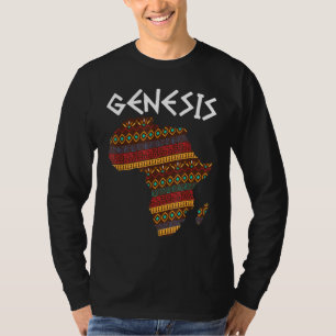 Black History Month Genesis Proud Africa African A T-Shirt