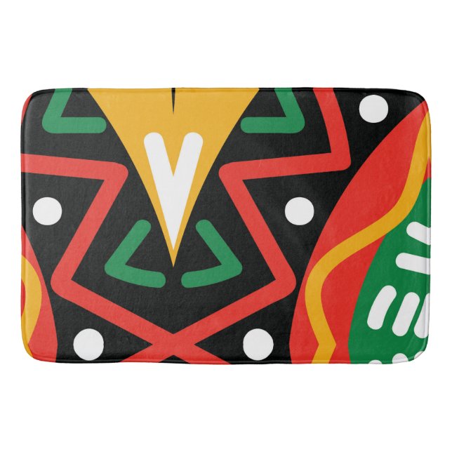 Black History Month Geography  Bath Mat (Front)