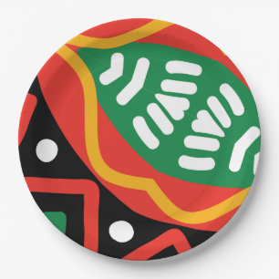 Black History Month Geography  Paper Plate