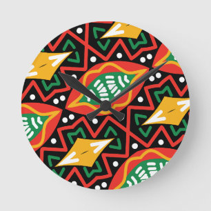Black History Month Geography    Round Clock