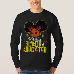 Black History Month Girls African African Queen Ki T-Shirt