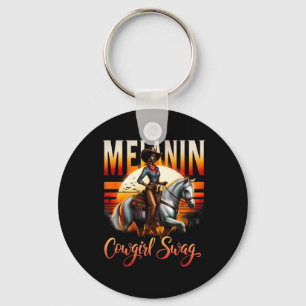 Black History Month Girls Women African Melanin Co Keychain