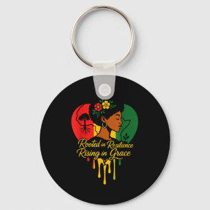 Black history month heritage african american keychain