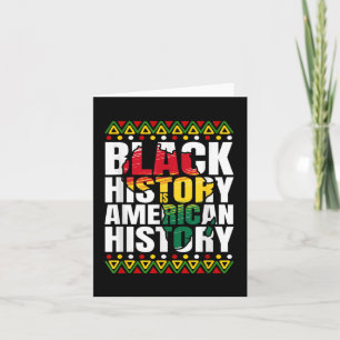 Black History Month Heritage Culture African Ameri Card