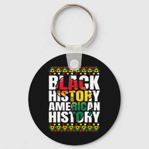 Black History Month Heritage Culture African Ameri Keychain