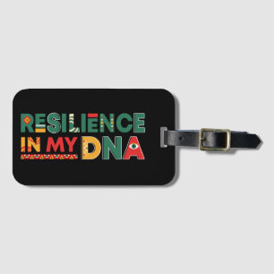 Black History Month Heritage Luggage Tag 