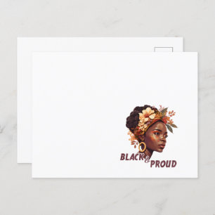 Black History Month Holiday Postcard