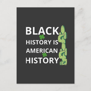 Black History month Holiday Postcard