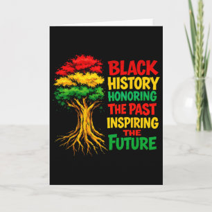 Black History Month Honoring The Past American Afr Card