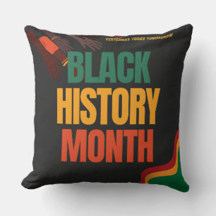 Black History Month – Honouring Legacy and Culture Throw Pillow