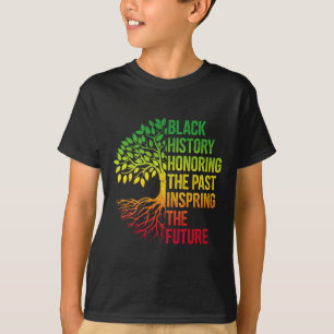 Black History Month Honouring Past Inspiring Futur T-Shirt