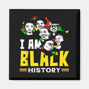 Black History Month I Am Black History African Magnet