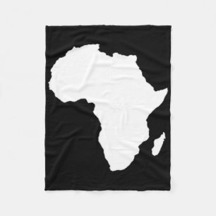Black History Month Juneteenth Subtle Africa Fleece Blanket