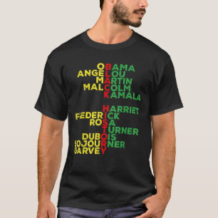 Black History Month Leaders Shirt Men Women