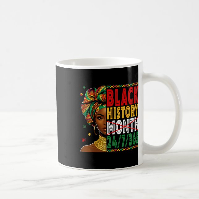 Black History Month Live It Learn It Make It 365 D Coffee Mug (Right)