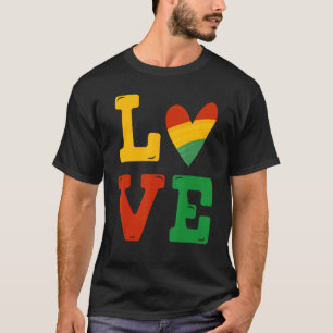Black History Month Love Africa African Men Women T-Shirt