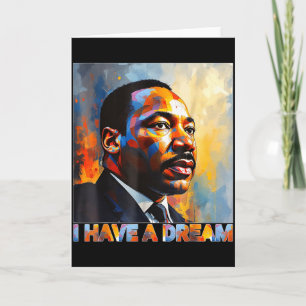 Black History Month Martin Have Dream Luther King  Card