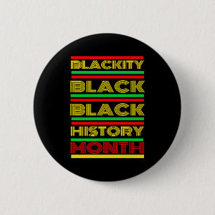 Black History Month Melanin African American Bruh 2 Inch Round Button
