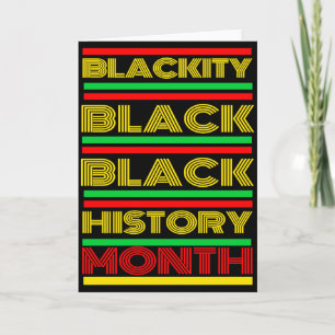 Black History Month Melanin African American Bruh  Card