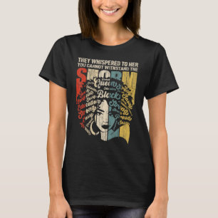 Black History Month Melanin I Am The Storm African T-Shirt