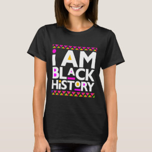 Black History Month Melanin King Queen Men Women B T-Shirt