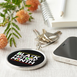Black History Month Melanin Men Women Girls & Boys Keychain