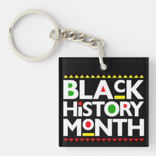 Black History Month Melanin Men Women Girls & Boys Keychain