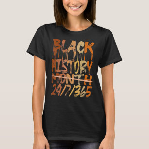Black History Month Melanin Pride African American T-Shirt